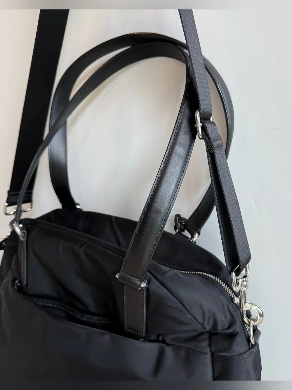 Lo & Sons OG Black Large Tote Shoulder Weekender Travel Laptop Carryon Bag